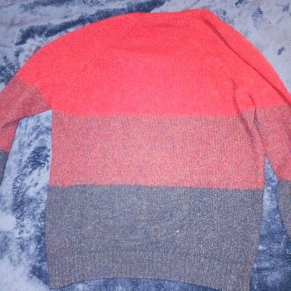 st michael 100% wool sweater Red Mens L 44in Chest Made In Uk Unisex - Picture 2 of 6